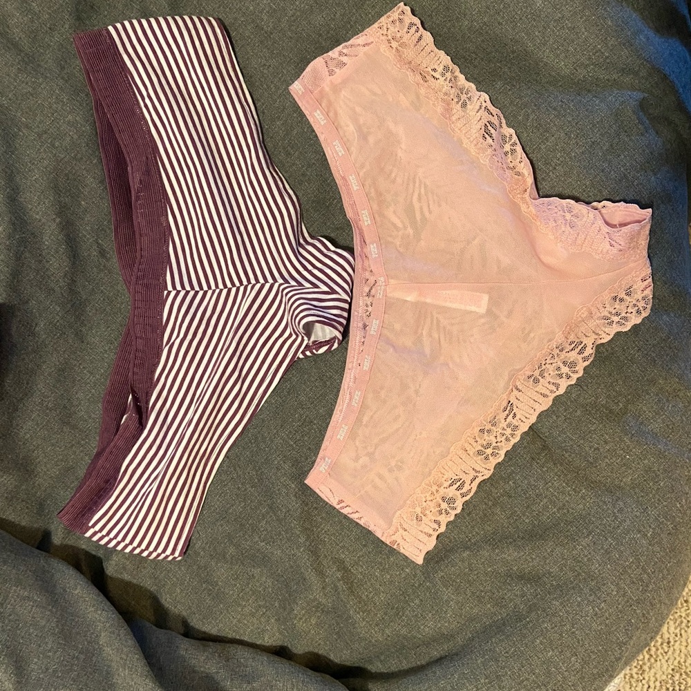 Victoria’s Secret PINK cheeky panty set.